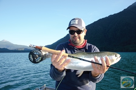 Fotos da pesca esportiva em Chaiten no Chile